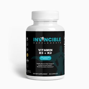 Vitamin D3 + K2 + Calcium Capsules | Bone, Immune & Absorption Support