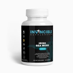 Organic Irish Sea Moss + Bladderwrack & Burdock Root Capsules