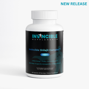 Invincible Shilajit Complex™ Capsules for Energy, Vitality & Hormone Support
